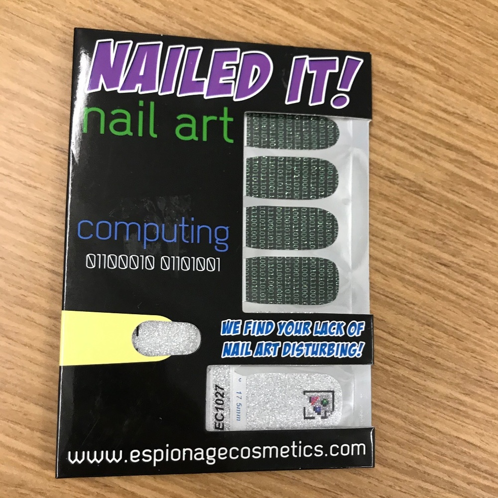 Nailed It! Nail Art Computing Computer Code Espionage Cosmetics